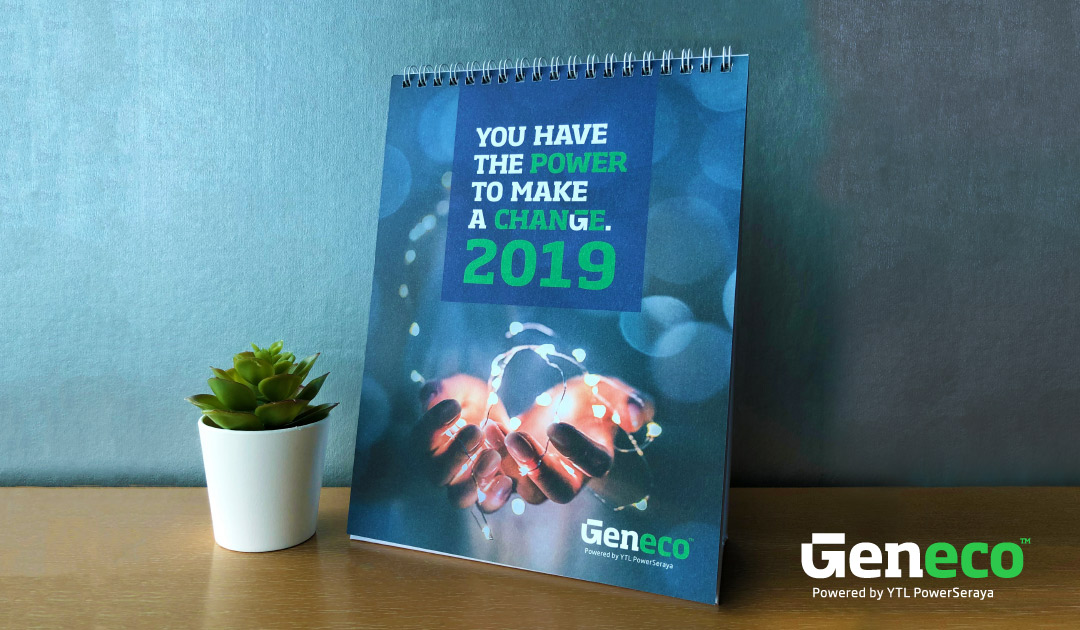 Complimentary Geneco 2019 Table Top Calendar